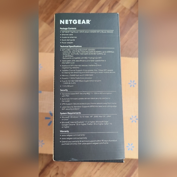 NETGEAR (AX4200) NightHawk WiFi-6 Router - Picture 4 of 12